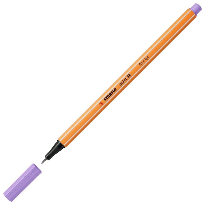 STabilo confezione 10Pz Fineliner Point 88 Lilla Chiar