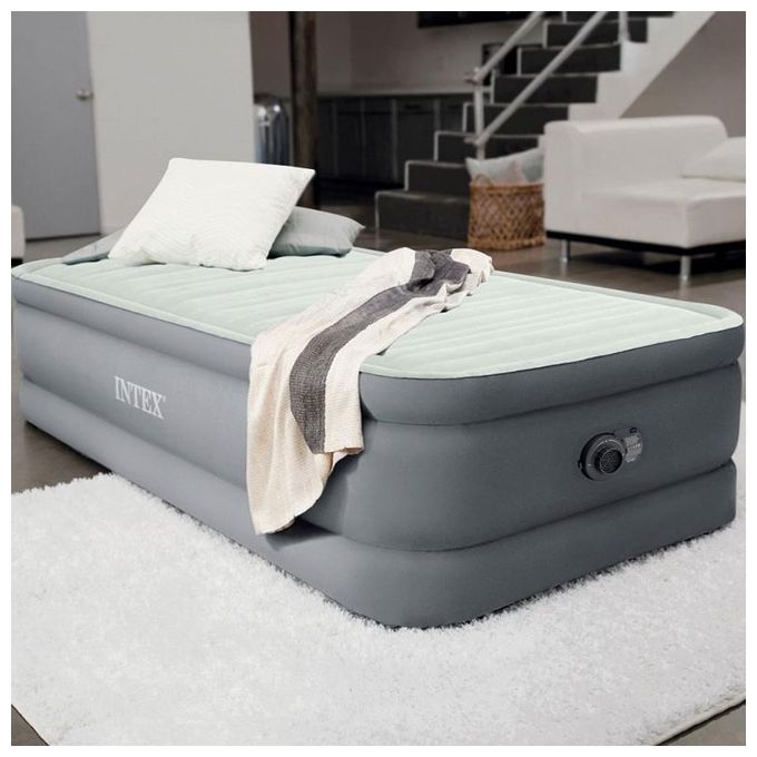 Intex 64902ND Materasso Dura-Beam PremAire Singolo Autogonfiante 99x191x46 cm Singolo Versione 2023