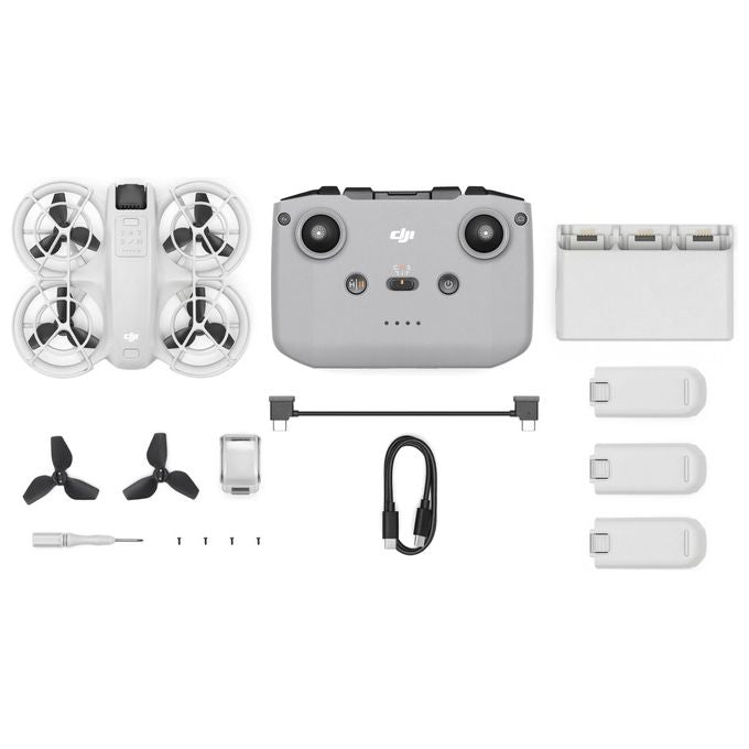 DJI Neo Fly More Combo Quadrirotore 12 MP Nero e Bianco