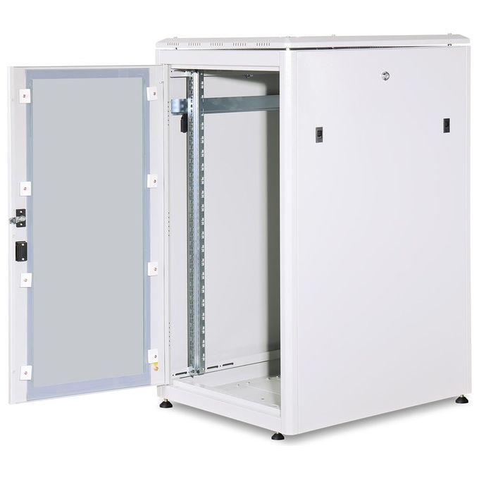 Digitus armadio 22 unita' linea professionale (a)1200 x (l)600 x (p) 800 mm. grigio chiaro ral7035