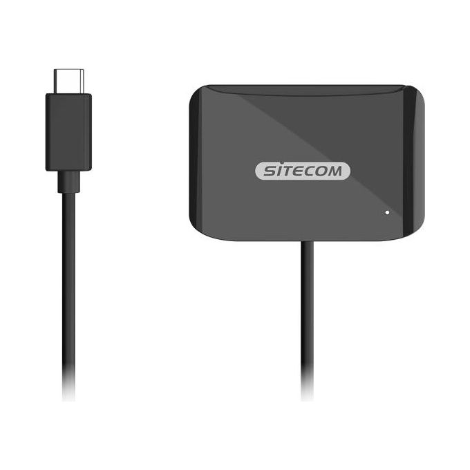 Sitecom Lettore di Smart Card USB C ID Card Reader Nero
