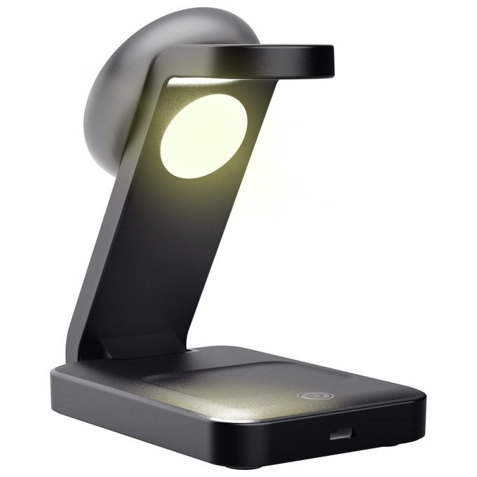 Trust Viro Nero Usb Carica Wireless per Auricolare-Smartphone e Orologio Intelligente