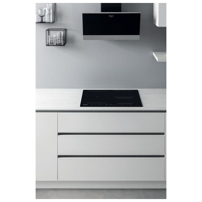 Hotpoint HB 3160C NE Piano Cottura ad Induzione 4 Zone 59 cm Nero