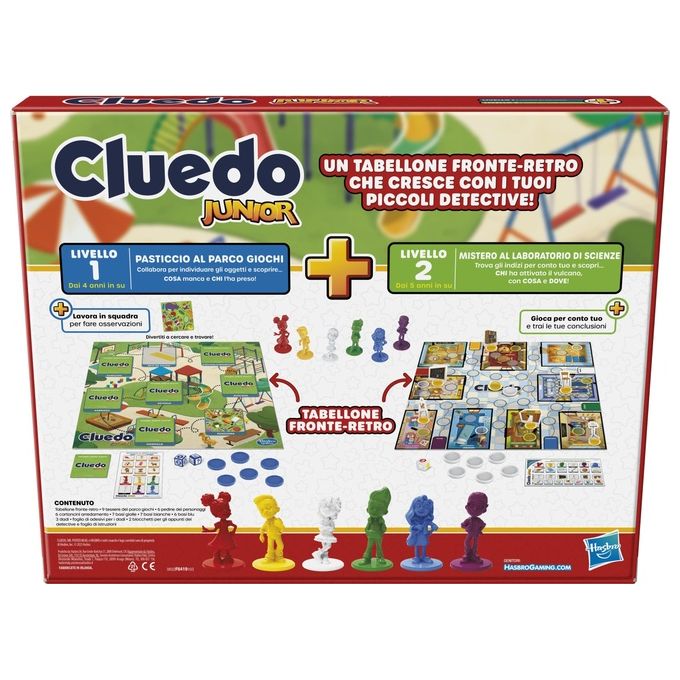 Hasbro Gioco di Societa' Cluedo Junior Refresh