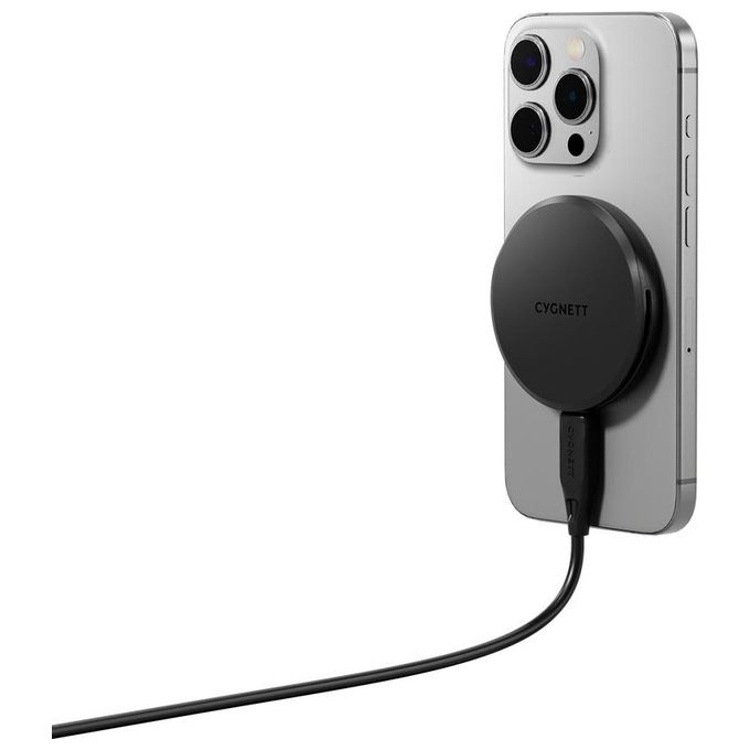 Cygnett Qi2 ChargePuck Nero