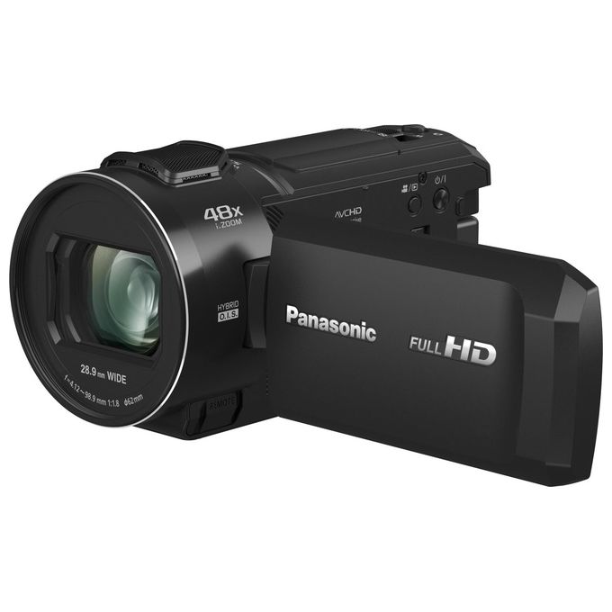 Panasonic Videocamera HC-V900, Full HD, Zoom Ottico 24x, Stabilizzazione