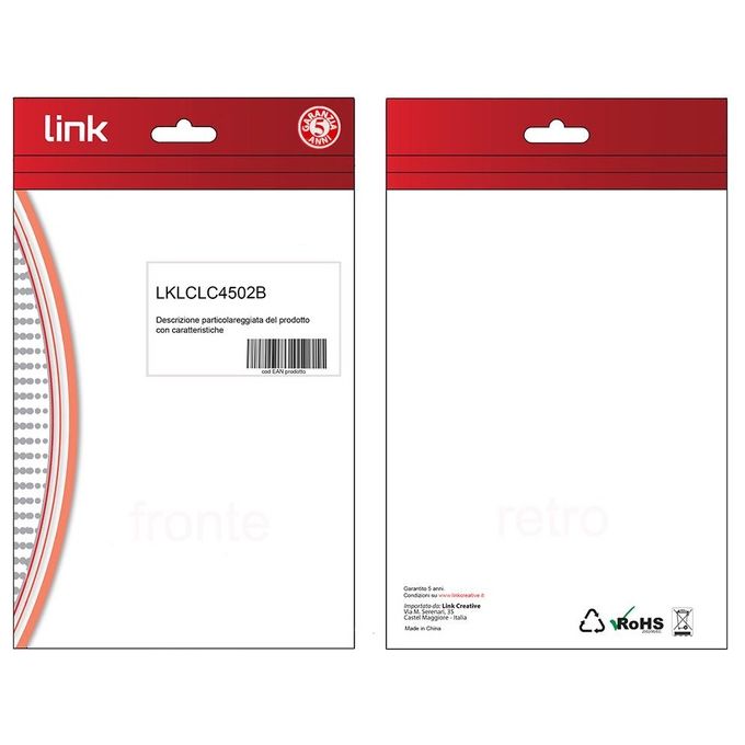Link Cavo Fibra Ottica Lc a Lc Multimode Duplex Om4 50-125 2mt Bending Insensitive Lszh