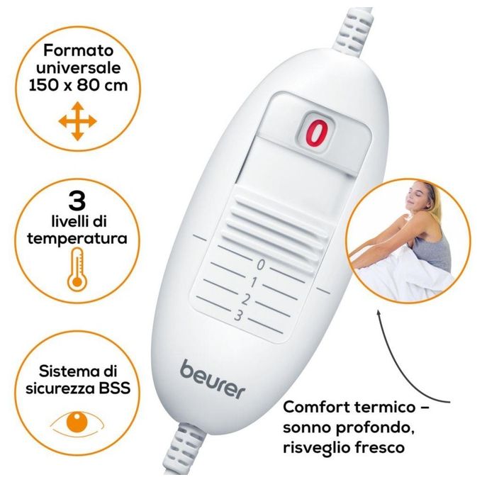 Beurer UB 33 Coprimaterasso Termico Basic