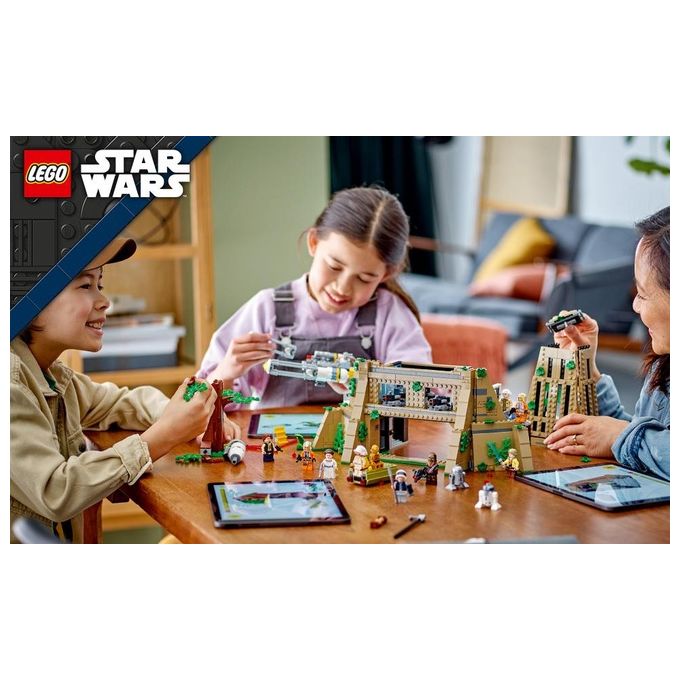 LEGO 75365 Star Wars: A New Hope Base Ribelle su Yavin 4 con 10 Minifigure, 2 Droidi, Starfighter Y-wing e Sala Comando