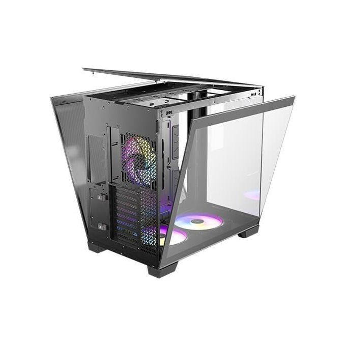 Antec C8 Argb 2 Ventole Tqr da 160 Mm e 1 Tq 140 Mm Argb Pwm Incluse Layout a Doppia Camera Tipo C Supporto Radiatore da 360 Mm Pannelli Frontali e Laterali Tg Senza Cuciture Compatibile Rtx 40