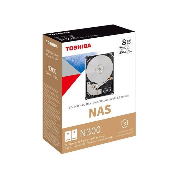 Toshiba N300 NAS 3.5'' 8000Gb Serial ATA III
