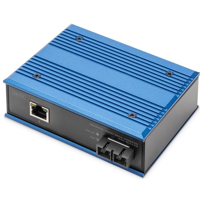 Digitus Convertitore Multimediale Gigabit Industriale