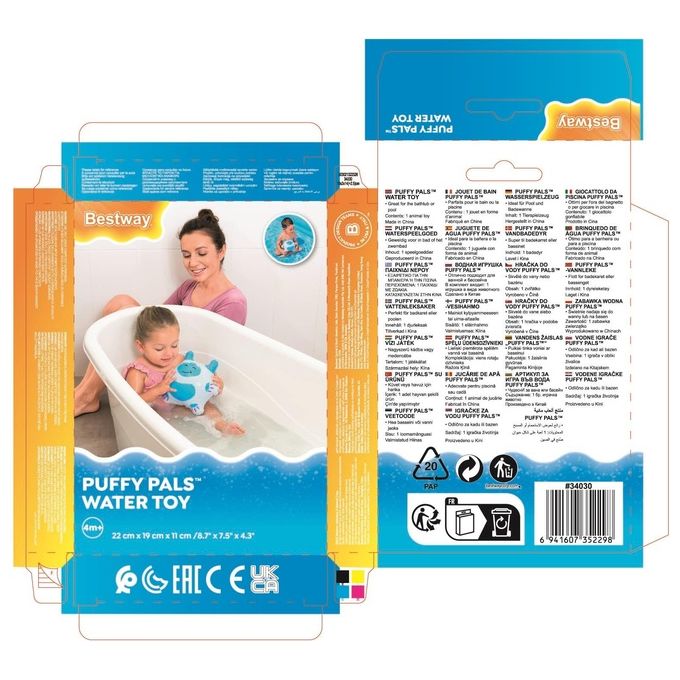 Bestway Gonfiabile Animaletto Puffy Pals Assortito