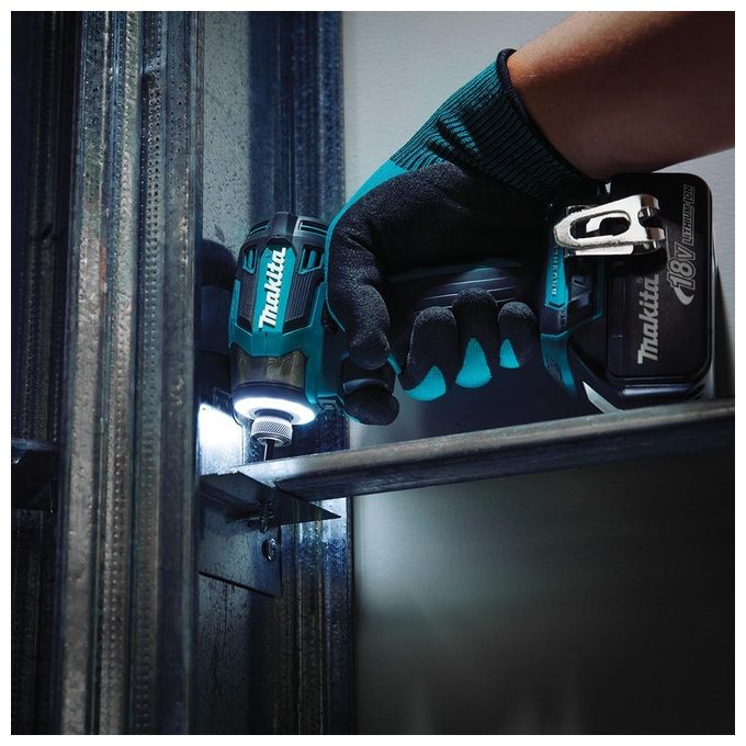 Makita DTD173Z Avvitatore a Percussione Brushless 18V Lunghezza 114 mm Motore Brushless 180 Nm colore Nero