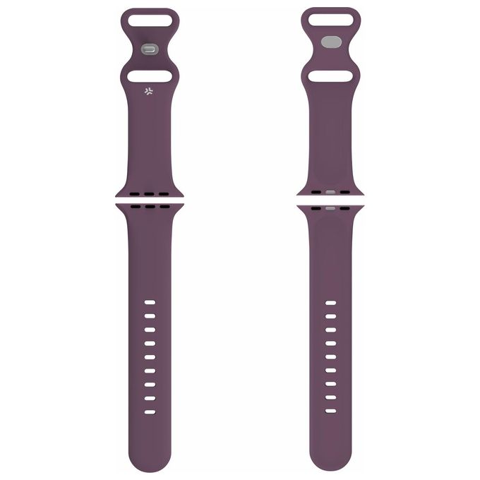 Celly WBand Cinturino per Apple Watch 38-40-41MM Silicone Viola