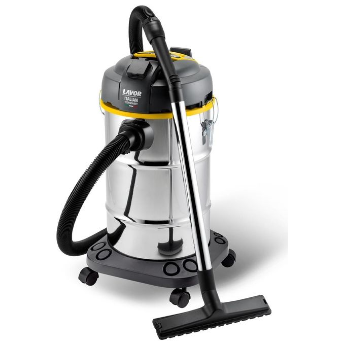 Lavor WTP 30 XE Bidone aspira Solidi-liqui Fusto inox 30 litri 1400 watt