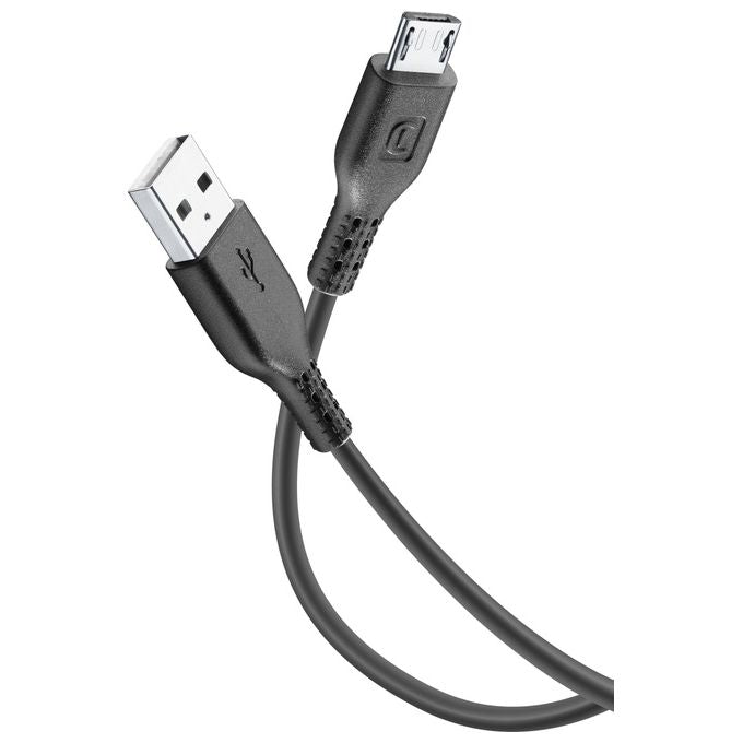 Cellular Line Power Cable Cavo MICRO USB per ricarica e trasferimento dati 0,6mt Nero