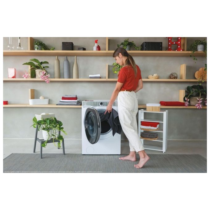 HOOVER H-WASH 550 H5WPB49AMBC8-1-S Lavatrice a caricamento frontale 9 Kg 1400 giri Classe A Motore Eco-Power Programma Auto Care 60x53x85 Bianco