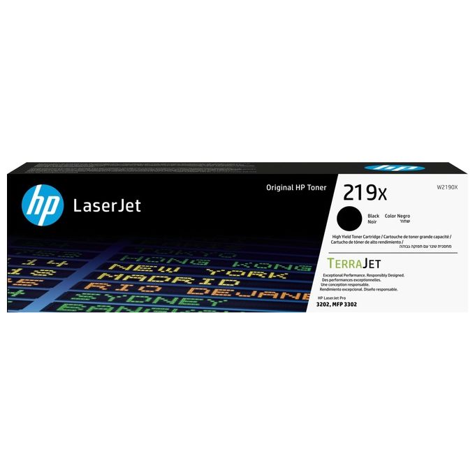 HP Toner Originale ad Alta Capacita' LaserJet 219x Nero