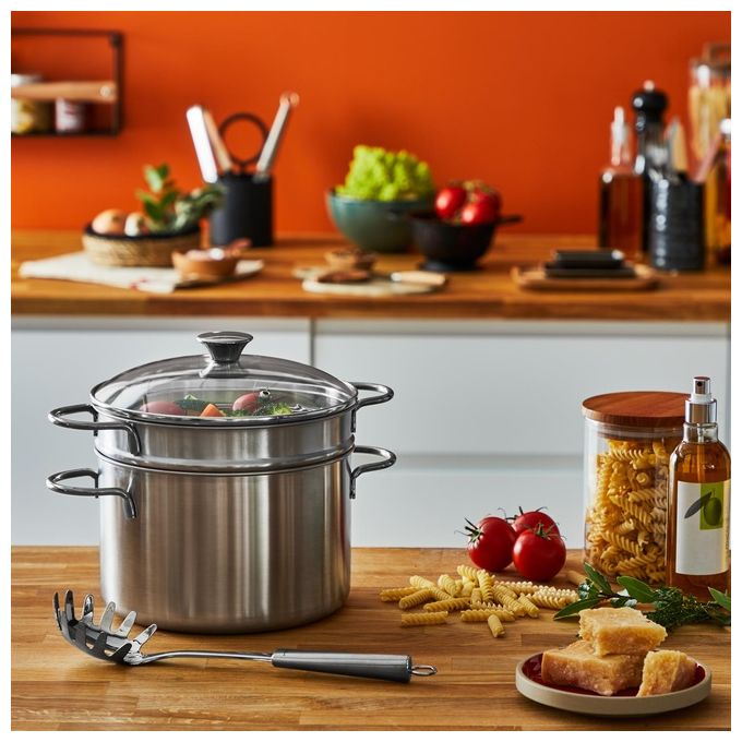 Lagostina 010166020922 Pastaevapore 22cm Speciali Acciaio