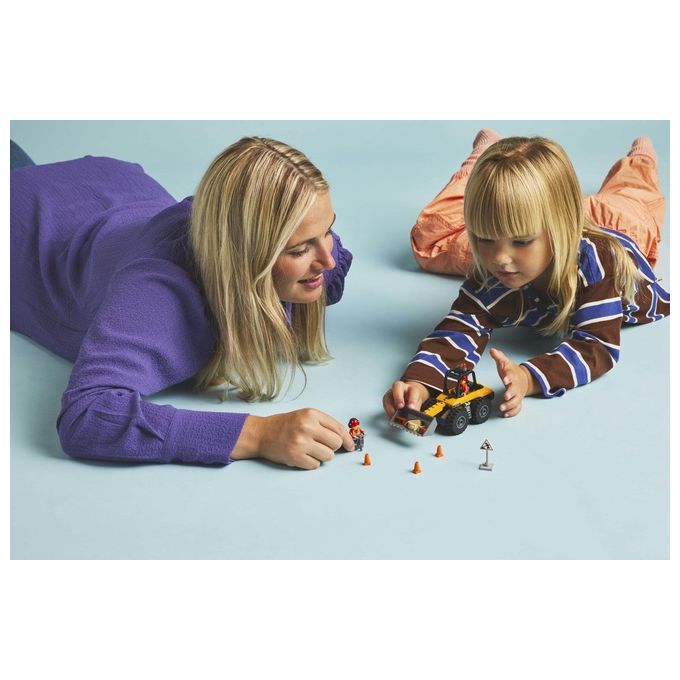 LEGO Veicolo Pala Gommata Gialla Set 60450 per Bambini Linea City Great Vehicles