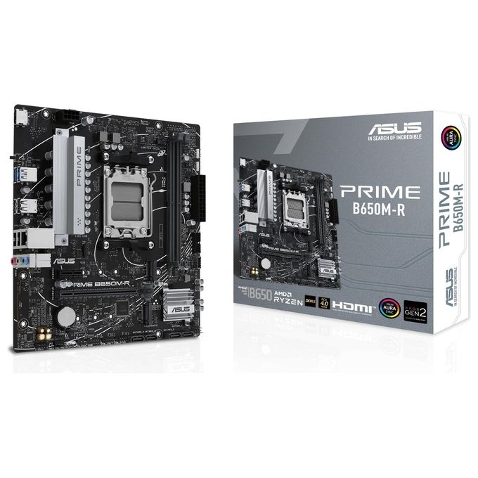 ASUS PRIME B650M-R AMD B650 Presa di Corrente AM5 micro ATX