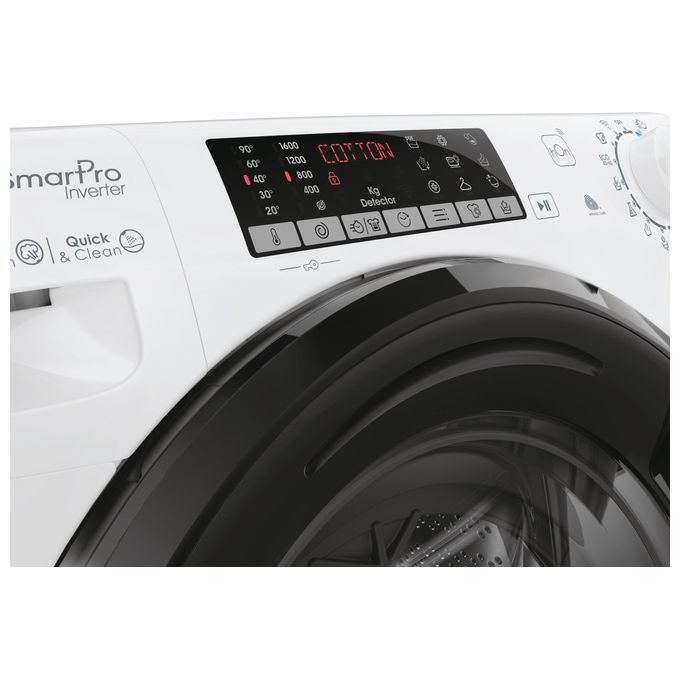 Candy CSOW61066TWMB6-S Smart Pro Inverter Lavasciuga 106 Kg Classe D Profondita' 58 cm Centrifuga 1600 giri Inverter Vapore Wi-Fi Bluetooth colore Bianco