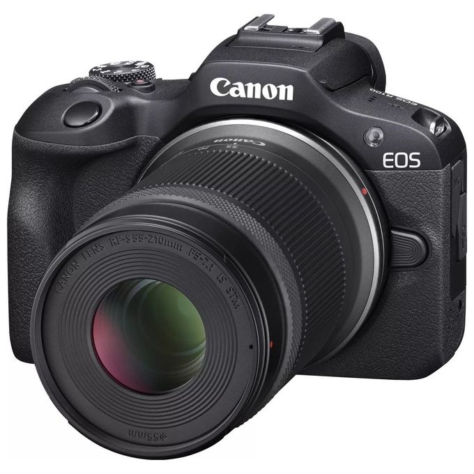 Canon EOS R100  RF-S 18-45mm F4.5-6.3 IS STM  RF-S 55-200mm F5-7.1 IS STM Kit MILC 24.1 MP CMOS 6000x4000 Pixel Nero