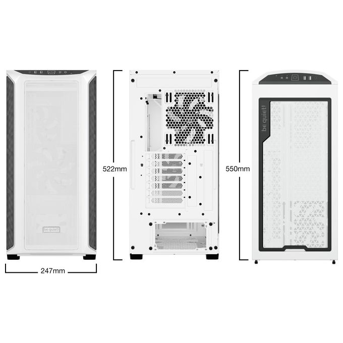Be Quiet! Shadow Base 800 Dx White Midi Tower Bianco