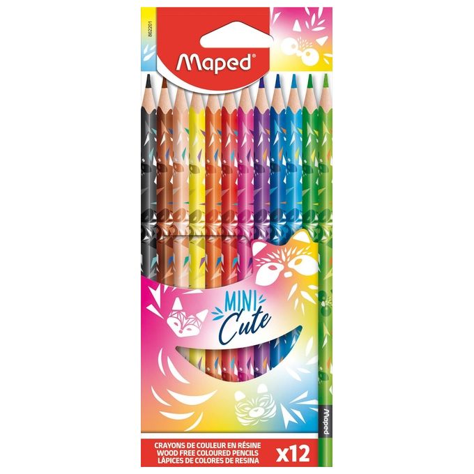 Maped Confezione 12 Mini Cute Matite Colorate