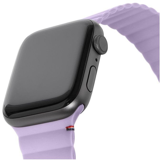 Decoded Silicone Traction Lite Strap per Apple Watch 41-40-38mm Lavanda