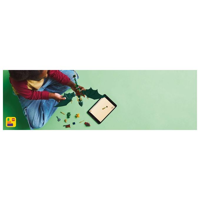 LEGO NINJAGO Drago della Foresta Verde di Lloyd - Figura Giocattolo Snodabile da Costruire Set con 2 Minifigure Armi e Cucciolo Dorato Giochi per Bambini e Bambine da 6 Anni Idea Regalo 71829