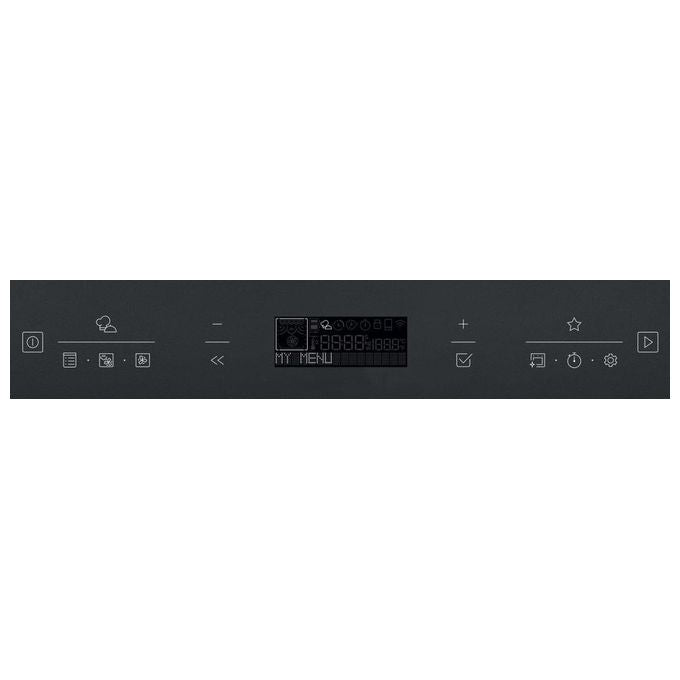 Hotpoint FI6 S8C1 SH IX HA Forno Elettrico Multifunzine da Incasso Capacita' 73 Litri Classe Energetica A+ 10 Programmi ACTIVE STEAM 75 Pulizia Diamond Clean 59,5 cm Nero-Acciaio Inossidabile