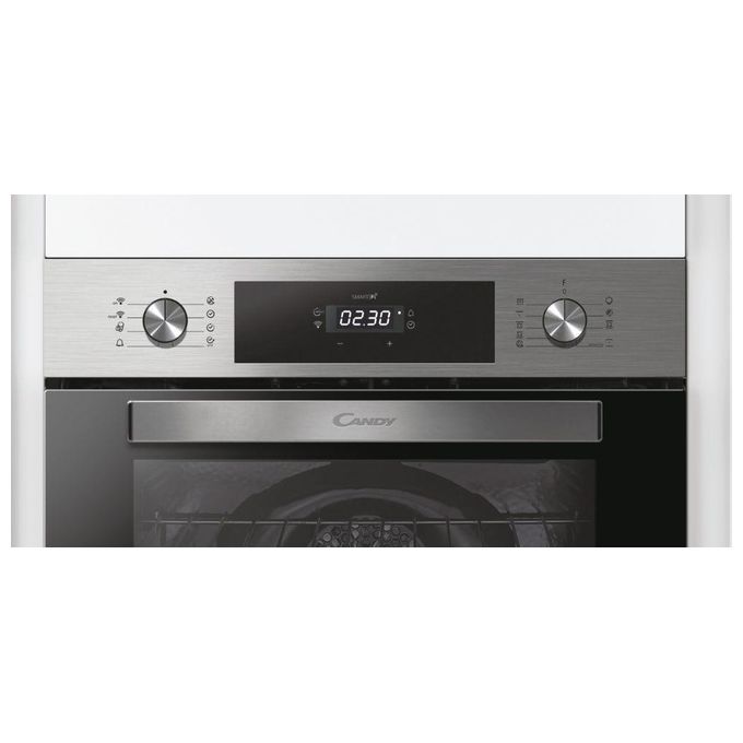 Candy FCDINE896X WIFI Timeless Forno Elettrico da Incasso Ventilato Multifunzione con Grill Wi-Fi Bluetooth 70 Litri 60 cm Classe A colore Acciaio Inox