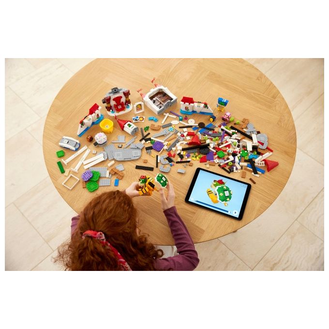 LEGO 71408 Super Mario Pack Espansione Castello di Peach 1216 pezzi 5 personaggi inclusi (48x37x9 5 cm) colore Nero