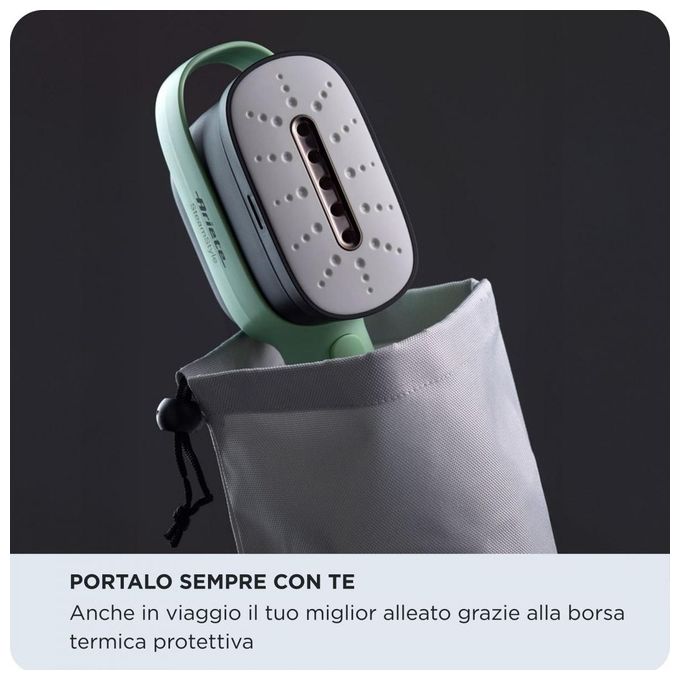 Ariete 4301 Stiratore Verticale 1200w 20g min Serbatoio 80ml Verde Menta