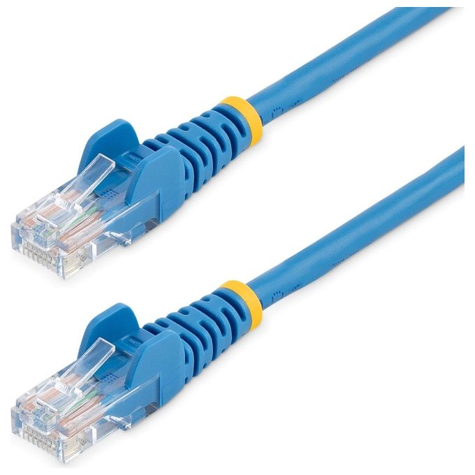 Startech 0.5m blu Cat5e Cavo Snagless Ethernet Cavo - utp