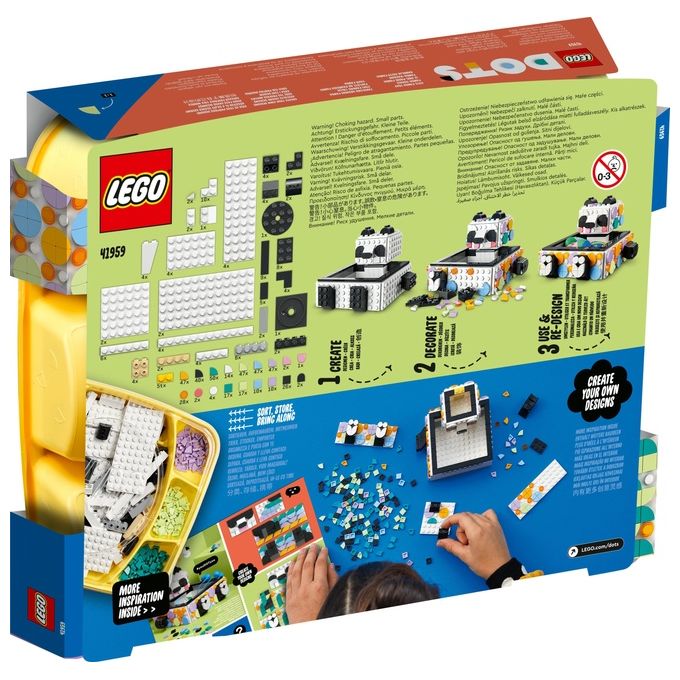 LEGO Dots Il Simpatico Panda Portaoggetti