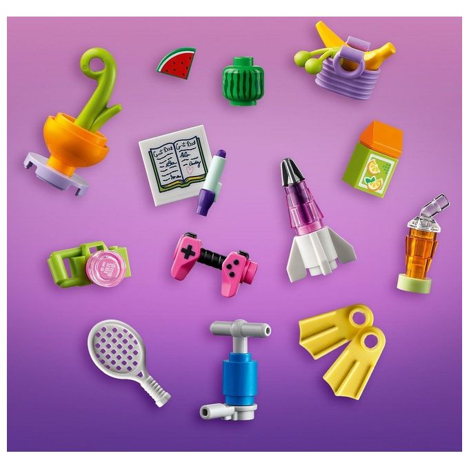 LEGO 41709 LEGO Friends Set da costruzione 686 pezzi 4 minifigure casa modulare con piscina e molo colore Multicolore