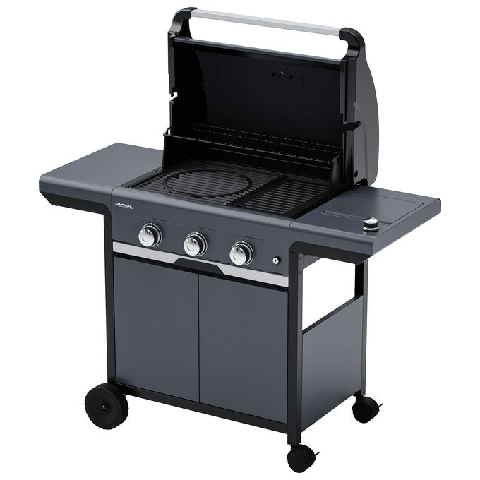 Camping Gaz Barbecue Select 3 LS Plus Instaclean Nero