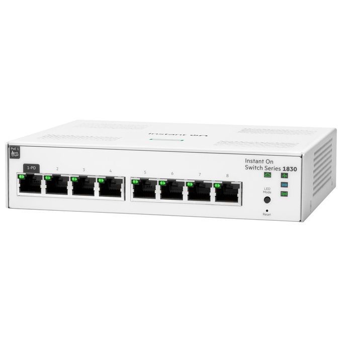 HP Enterprise Switch Aruba Istant On Jl810a 1830-8g Managed 8xrj45 10-100-1000