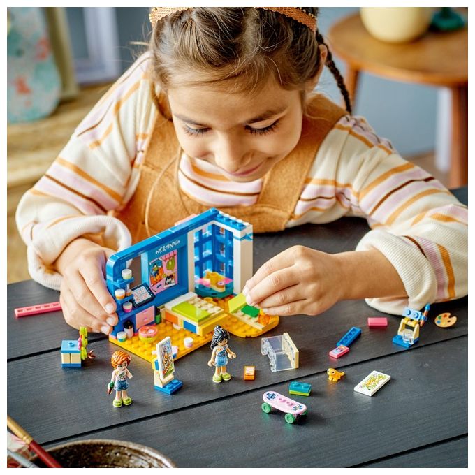 LEGO Friends 41739 La cameretta di Liann, Camera da Letto a Tema Artistico con Mini Bambolina Autumn, Giochi per Bambini 6+
