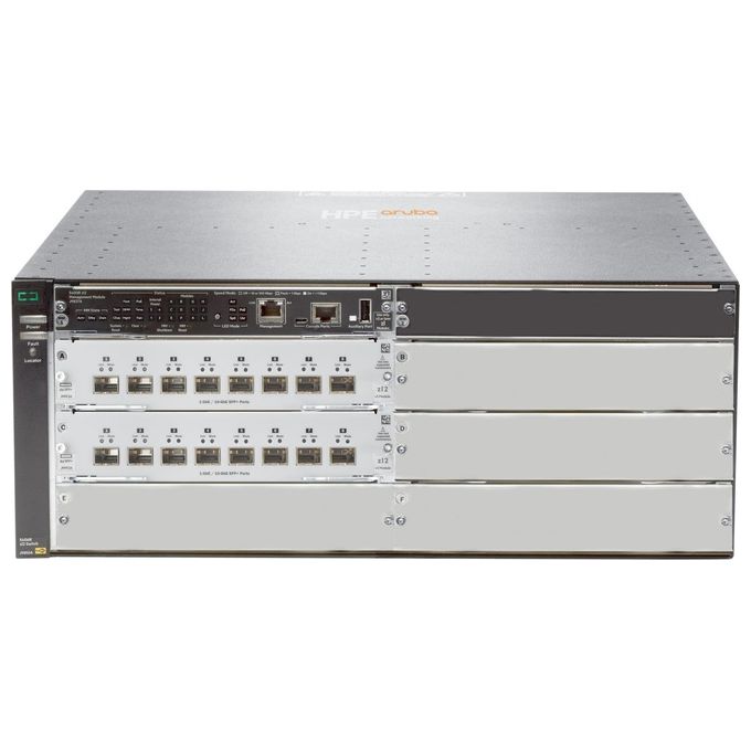 HP Enterprise 5406R Silver 16-Port sfp+ No PSU V3 Zl2 Switch Gestito 16x 1Gigabit - 10Gigabit Sfp+ Montabile su Rack
