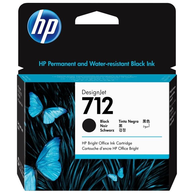 HP 712 Cartuccia Originale Nero