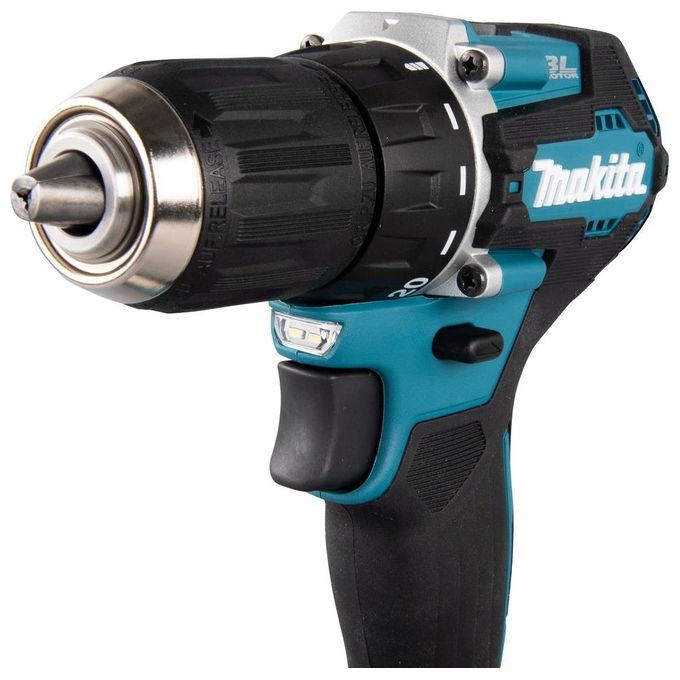 Makita DDF487RFE3 Trapano Avvitatore con 3 Batterie Incluse, Carica Batterie Incluso e Valigetta