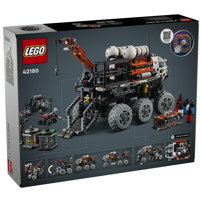 LEGO Technic 42180 Rover di Esplorazione Marziano, Giochi Spaziali per Bambini 11+, Veicolo Giocattolo Ispirato alla NASA
