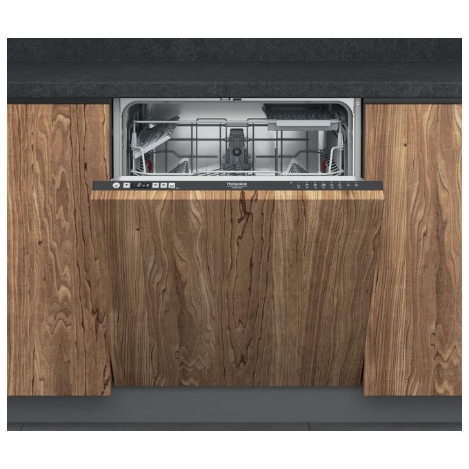 Hotpoint HI 5010 C A Lavastoviglie da incasso a Scomparsa Totale 13 Coperti Classe energetica F 14 progammi Terzo cesto 60 cm