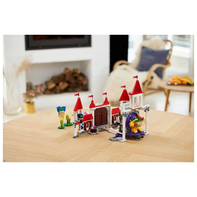 LEGO 71408 Super Mario Pack Espansione Castello di Peach 1216 pezzi 5 personaggi inclusi (48x37x9 5 cm) colore Nero