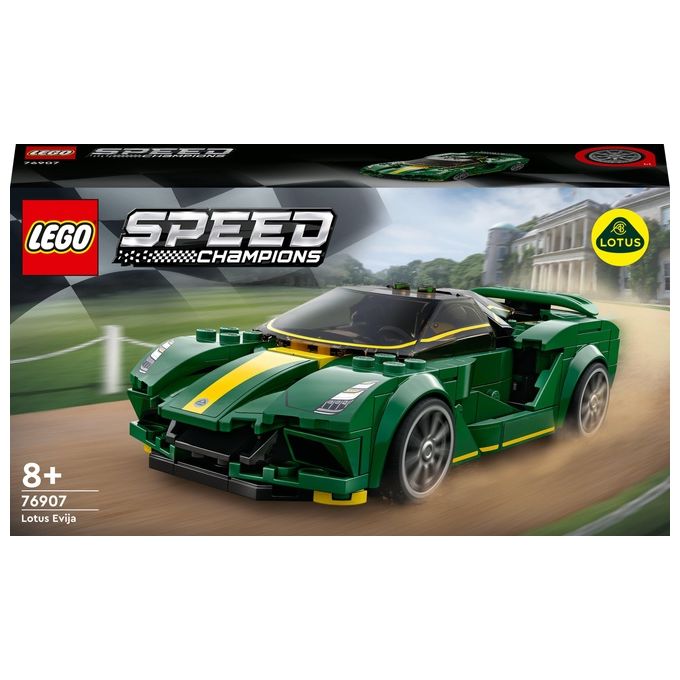 LEGO Speed Champions 76907 Lotus Evija, Macchina Giocattolo Da Corsa, Modello Replica Auto Sportiva, Set da Collezione