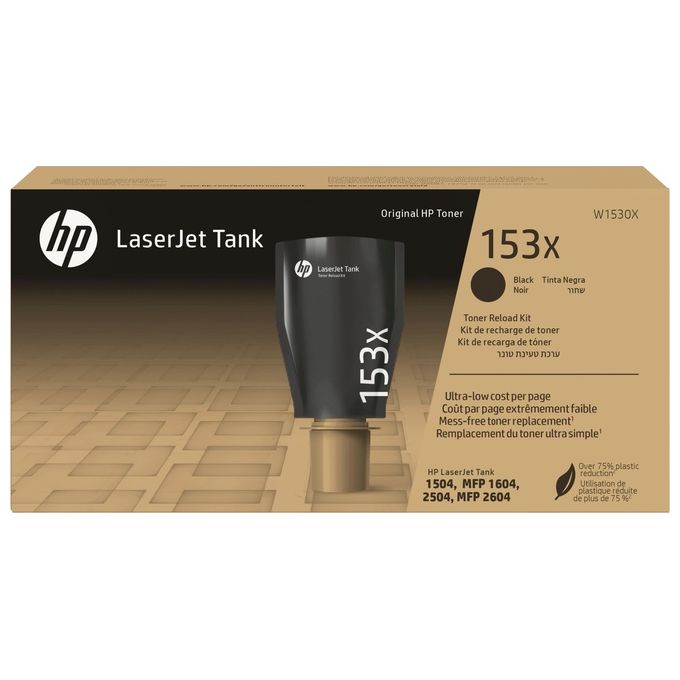 HP KIT_ Ricarica Toner Nero Originale Laserjet Tank 153x